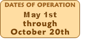 Akron, Ohio Area Camping - RV Park and Campground at Cherokee Park! - Dates of Operation